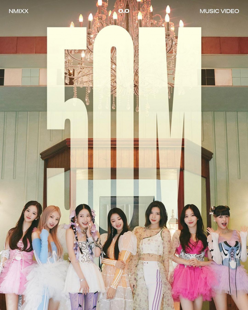 Video musik NMIXX O.O juga telah ditonton 50 juta penonton kurang dari sebulan sejak dirilis 22 Februari