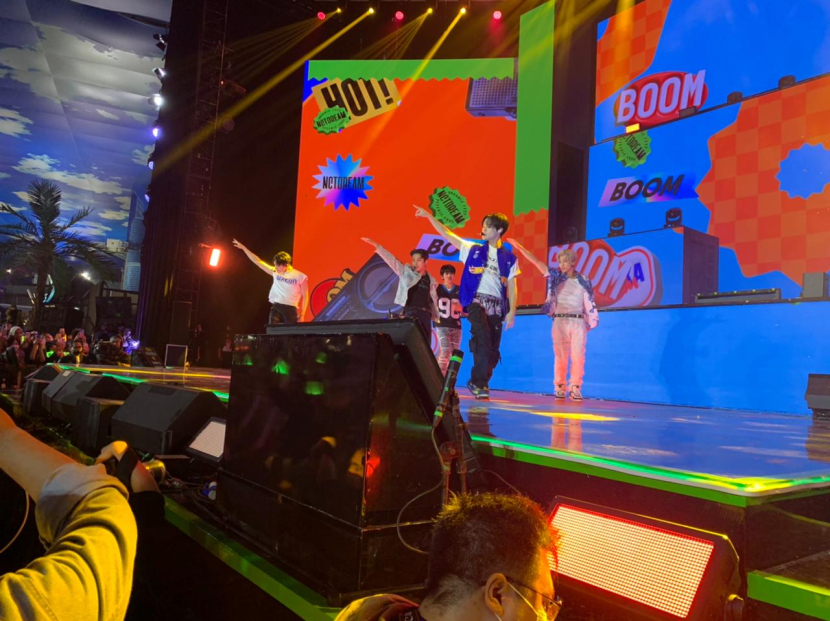 NCT Dream saat jadi bintang tamu di Cibubur tahun lalu. dok: Fergi Nadira